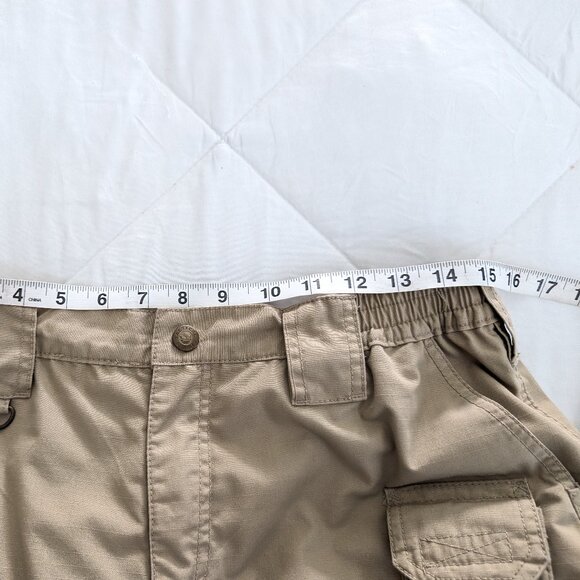 511 TACTICAL Pants Women's 12 Taclite Beige Outdoor Zip Button Pockets Casual - Picture 14 of 14